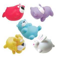 孩童動物造型洗澡水槍組 A款, 混色