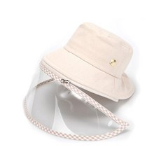 WHITE SANDS 孩童透明罩防護帽 黑色