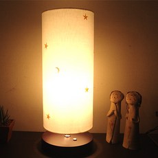 情調圓形立式小夜燈, 黃光色