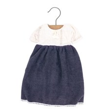 Happytool 流蘇洋裝造型擦手巾, 木炭, 1個