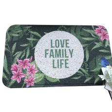 JH컴퍼니 모던 가든 디자인 발매트 L, 러브, 1개