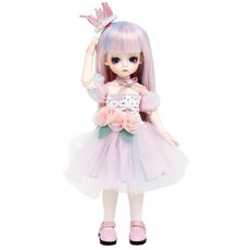 Doris Doll 球形關節娃娃 印花連身裙組, 30厘米, 混色