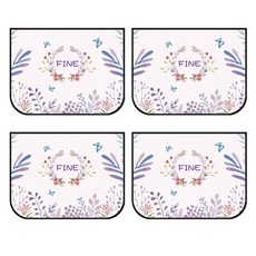 The Holmes 車用磁吸式可拆卸遮陽簾, 4個, 鳳梨