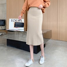 루나걸 H라인 니트 스커트