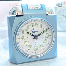 ANAM 吵雜雙鈴設計鬧鐘桌鐘 H752, 藍色