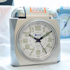 ANAM 吵雜雙鈴設計鬧鐘桌鐘, 灰色