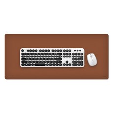 actto 皮革寬版桌面長墊 MP-50, 棕色, 1個