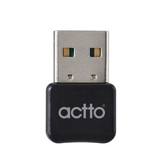 엑토 블루투스 5.0 USB 동글, BTR-04, 블랙, 1개