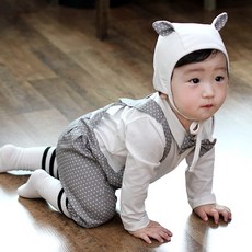 I am bebe 正裝連身衣+帽子套裝