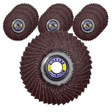 千日研磨 手持研磨機用砂布輪 #120, 10個