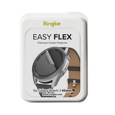 Ringke Galaxy Watch 3 Easy Flex LCD保護膜組 45mm 3入, 單色, 1套