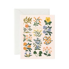 RIFLE PAPER WILDWOOD THANK YOU 卡盒套組, 混色, 8套