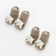 BEBENIZ 孩童動物造型中筒襪 2雙