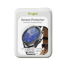 Ringke Galaxy Watch 3 41mm 鋼化玻璃 ID Glass 4片組, 單一顏色, 1套