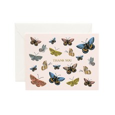RIFLE PAPER MONARCH THANK YOU 卡盒套組, 混色, 8套