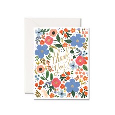RIFLE PAPER WILD ROSE THANK YOU 卡片盒套組, 混色, 8套