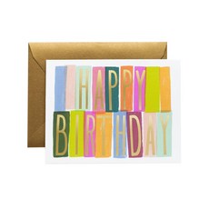 RIFLE PAPER MERIDA BIRTHDAY 卡盒套組, 混色, 8套