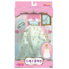 미미 인형옷 눈송이드레스, 혼합색상, 1개