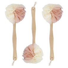 土耳其 ABM 木柄泡泡長柄沐浴球, 隨機出貨, 3個, 1入