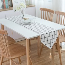 콩 케이리빙홈 포인트 식탁보, B, 33 x 180 cm, 1개