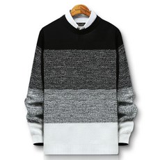 BLUEFORCE 男款 Ganen 圓領長袖針織衫