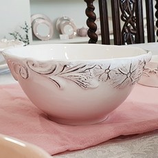 ELIOS 我的花B型沙拉球17cm, 白色的, 4個