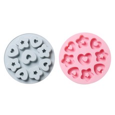 愛心製冰模具 2種組 B01, 混色, 1套