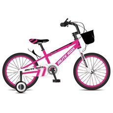 뮤트 키즈 자전거 40.64cm, 핑크 + 화이트, 1180cm, 1개