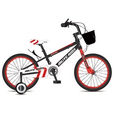 뮤트 키즈 자전거 40.64cm, 블랙 + 레드, 1180cm, 1개