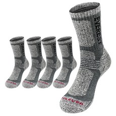 PRAIRIE 雙男款 Date Everest 長木登山襪, 灰色的