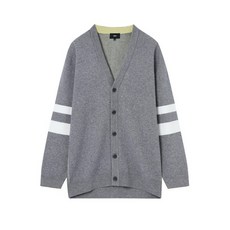 TNGT 男士純色雙色袖點開衫