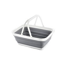 折疊手提方形水桶, 混色, 1個