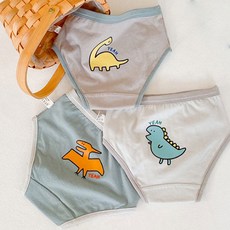 ZYZ Two S Buck 男童小恐龍三角內褲3件組 + 收納袋組合