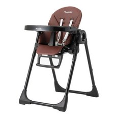 맘앤리틀 다기능 접이식 유아 미미 하이 체어, 브라운