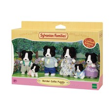 Sylvanian Families 森林家族 邊境牧羊犬家族玩偶, 1組