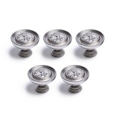 把手世界 幸運草單孔家具把手 鎳, 5個