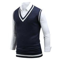 DAKUANG 男款V領針織背心 ve1397