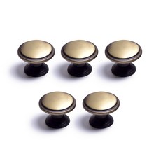 把手世界 Ildan 1孔 家具把手 古銅色, 5個