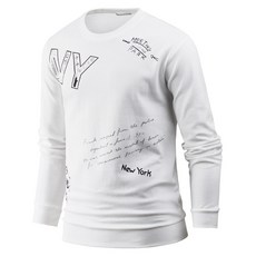 DAKUANG 男款塗鴉印花長袖圓領大學T B01N4tm0998