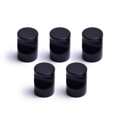 把手世界 美式 1孔 傢俱把手 黑色, 5個