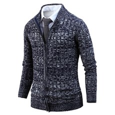 DAKUANG 男款混針織拉鍊外套 cd1724