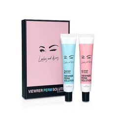 래쉬앤브로우 뷰러펌 솔루션 속눈썹 펌제 튜브형 1제 50ml + 2제 50ml 세트, 1개