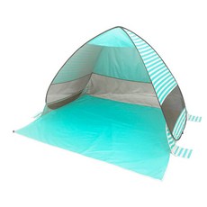 간편설치 팝업 그늘막텐트, 그린, 2~3인용