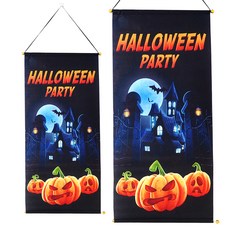 PARTYSHOW 萬聖節裝飾橫幅掛軸 2入, 1號