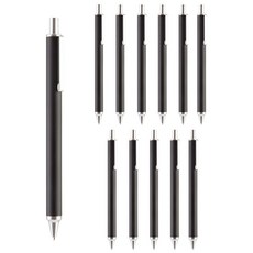 DANSOON 速乾墨水中性筆 0.5mm, 黑色, 12個