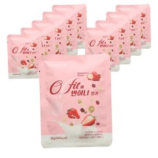 오그래 오핏에 반하나 시리얼 딸기, 38g, 10개