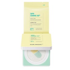 써메딕 수퍼 세라마이드 100TM 프로텍션 모이스쳐 선 쿠션 SPF50+ PA+++ 15g + 리필 15g 세트, 1개