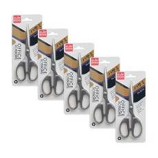 ABM 반투명 사무용 가위 대, 혼합색상, 5개