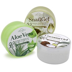 그레이스데이 스네일 모이스쳐 수딩 젤 300ml + 알로에베라 리프레쉬 수딩 젤 300ml + 코코넛 너리싱 수딩 젤 300ml 세트, 1개