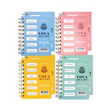 ibis Campus Left Rail 詞彙 SP09214 4 x 2p 套組, 藍色、粉色、黃色、薄荷色, 1套